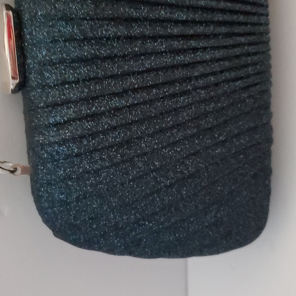 NWT Starlet Navy Sparkle Clutch - Picture 3 of 9